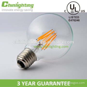 Chinlighting high efficiency G95 e26 e27 b22 dimmable led globe filament bulb